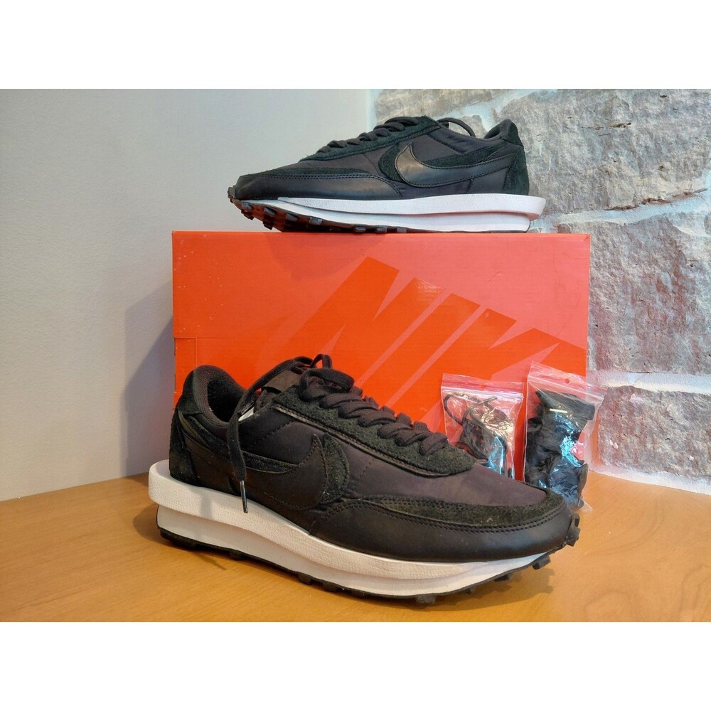 Sacai x Nike LDWaffle Black Nylon Men's Size 11.5 NDS OG All